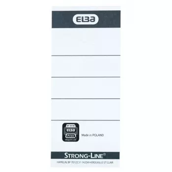 Etykieta Elba 400087754 10 szt. Czarno-biały Prostokąt 5x2,5 cm