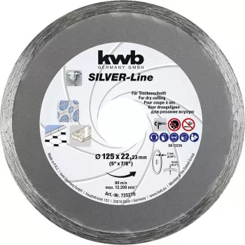 Tarcza tnąca KWB 725870 do ceramiki, marmuru i płytek