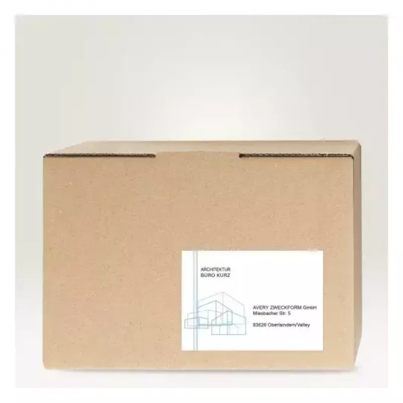 Samoprzylepna etykieta do drukarki AVERY 6604 Biała A4 21x14,8 cm 130 etykiet