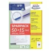 Samoprzylepne etykiety do drukarki AVERY 6605 białe 7x3,7 cm 1560 etykiet