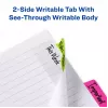 Blank tab index Avery Ultra Tabs 74753 zielony pomarańczowy Pink