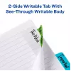 Blank tab index Avery Ultra Tabs 74754 niebieski zielony czerwony