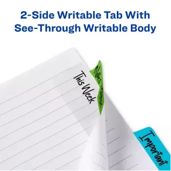 Blank tab index Avery Ultra Tabs 74754 niebieski zielony czerwony