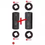 Zestaw nasadek KS Tools 515.0895 napęd 1/2 cala 2 nasadki