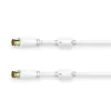 Hama 00205034 kabel koncentryczny 1,5 m złącze F Biały