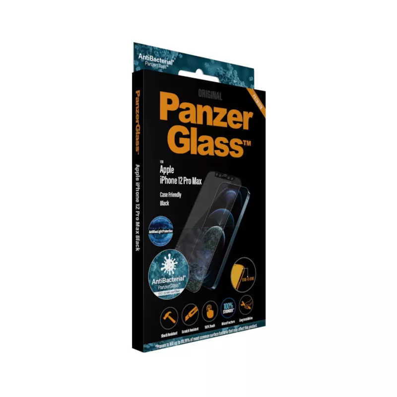 PanzerGlass ® Folia ochronna anty-światło niebieskie Apple iPhone 12 Pro Max | Edge-to-Edge