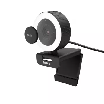 Hama C-850 Pro kamerka internetowa 4 MP 2560 x 1440 pikseli USB 2.0 Czarna