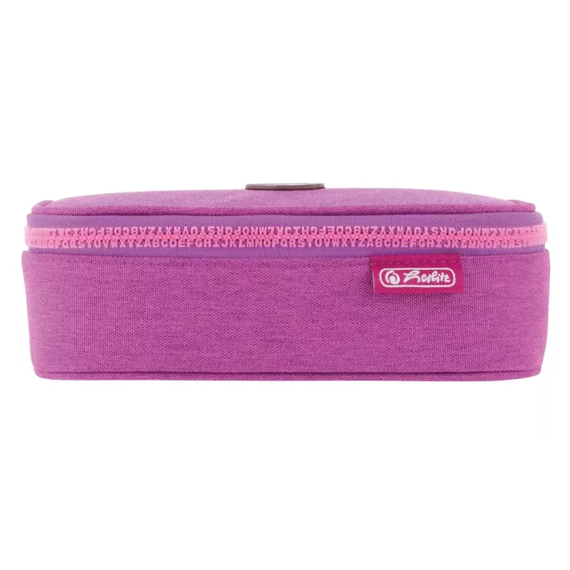 Piórnik Herlitz beatBox ABC Soft poliester różowo-fioletowy 225x120x70mm