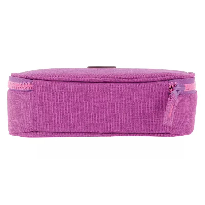 Piórnik Herlitz beatBox ABC Soft poliester różowo-fioletowy 225x120x70mm