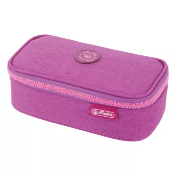 Piórnik Herlitz beatBox ABC Soft poliester różowo-fioletowy 225x120x70mm