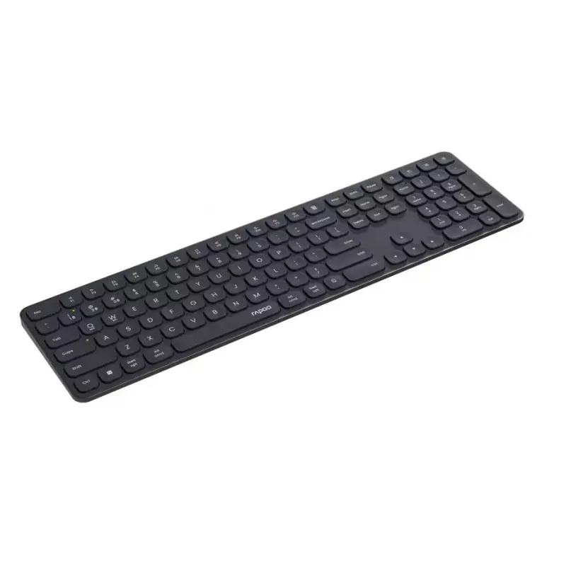 Klawiatura Bluetooth Rapoo 00228033 QWERTZ Niemiecka ciemnoszara bezprzewodowa