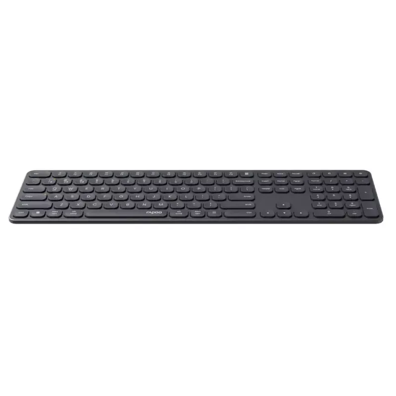 Klawiatura Bluetooth Rapoo 00228033 QWERTZ Niemiecka ciemnoszara bezprzewodowa