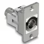 DeLOCK 90880 Gniazdo BNC srebrno-białe 50 Ω