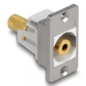 DeLOCK 90883 Gniazdo 3,5 mm srebrno-białe żeńskie