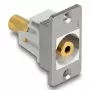 DeLOCK 90883 Gniazdo 3,5 mm srebrno-białe żeńskie