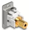 DeLOCK 90884 gniazdo 3,5 mm Srebrne Białe Żeńskie