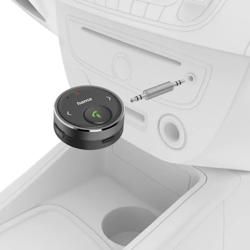Hama 00014173 odbiornik muzyczny Bluetooth 7 m czarny, szary, srebrny