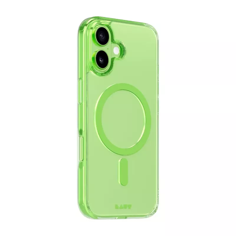 Cover LAUT CRYSTAL FLURO iPhone 17 Light zielony 16 cm