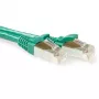 ACT zielony 1,5 m LSZH SFTP CAT6A patch kabel bez zaczepów ze złączami RJ45
