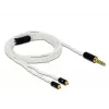 Kabel audio DeLOCK 85846 1,2m 4,4mm 2x MMCX biały
