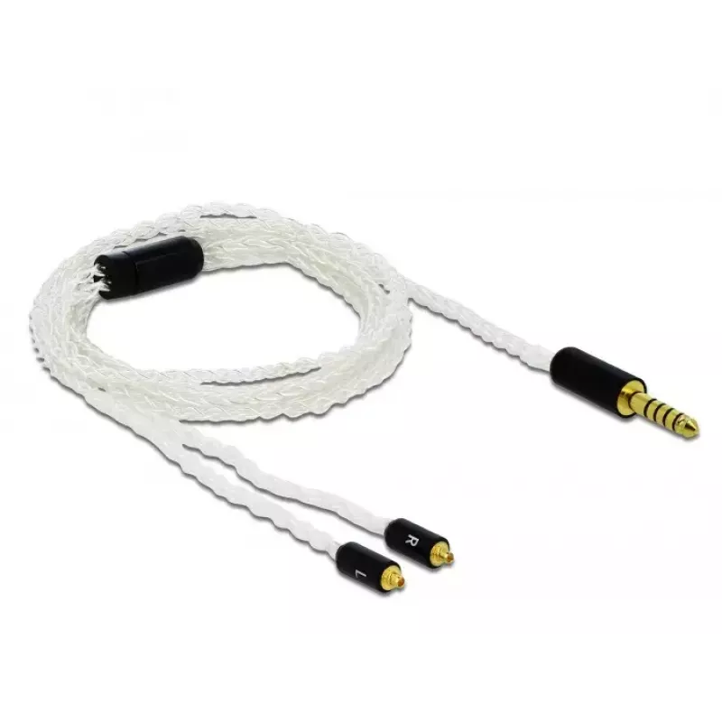 Kabel audio DeLOCK 85846 1,2m 4,4mm 2x MMCX biały