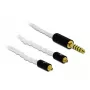 Kabel audio DeLOCK 85846 1,2m 4,4mm 2x MMCX biały