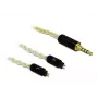 Kabel audio DeLOCK 85849 1,25m 3,5mm Biały