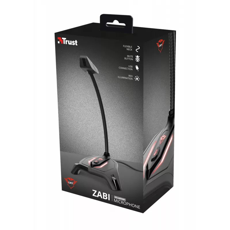 Trust GXT 215 Zabi Czarny mikrofon PC