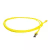 ACT Żółty 5-metrowy kabel krosowy SFTP CAT8 z bezzaczepowymi złączami RJ45