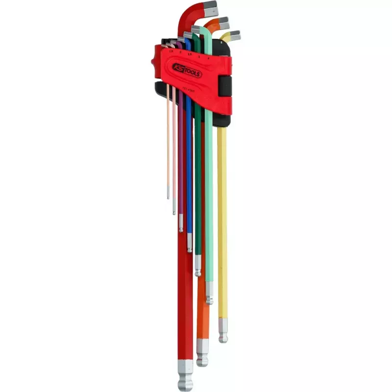 Zestaw kluczy imbusowych KS Tools 151.4560 9 szt.