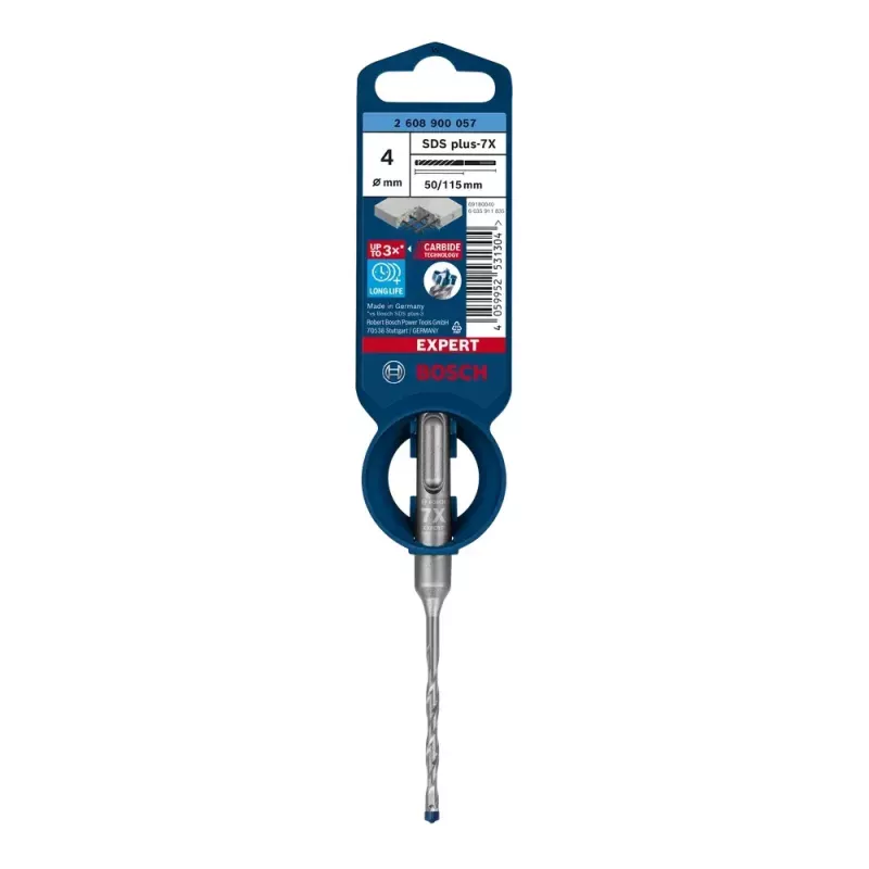 Wiertło Bosch SDS plus-7X 4mm średnica 115mm długość