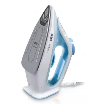 Braun TexStyle 1 SI1050BL Żelazko parowe Płyta ceramiczna 2000 W Niebieski, Biały