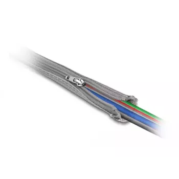 Oplot pleciony DeLOCK 20824 1 m x 20 mm szary