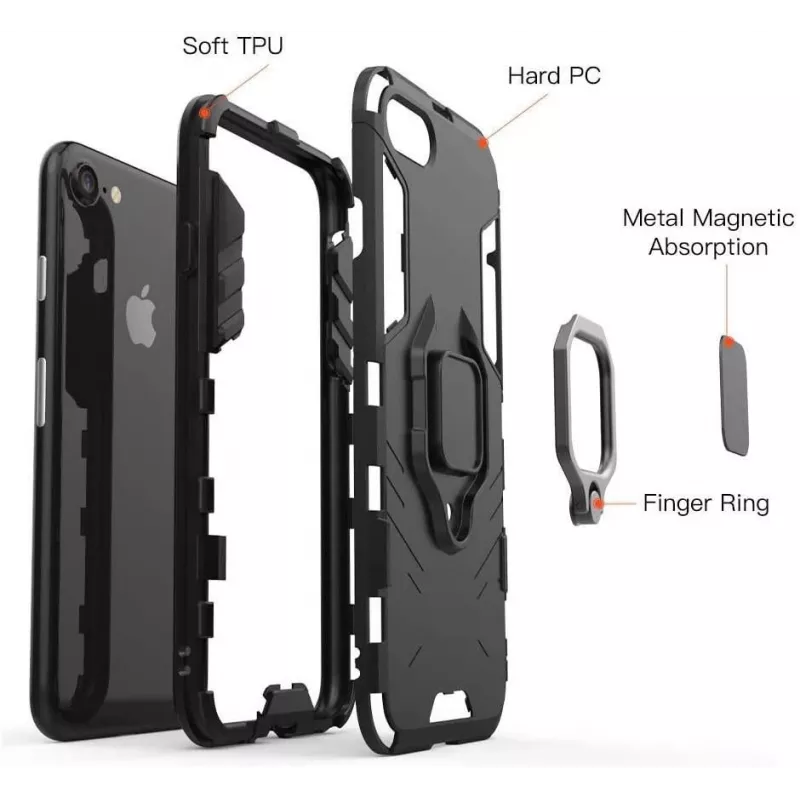 CoreParts MOBX-COV-JL-XR etui na telefon komórkowy 15,5 cm (6,1 cala) Cover czarny