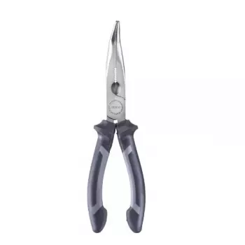 Szczypce z wygiętym nosem KWB 382610 Stal chromowo-wanadowa Szary 20 cm