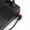 ACT Powercord CEE 7/7 męski (kątowy) – C13 IEC Lock (do góry kątowe) czarny 3 m, EL456S