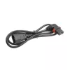 ACT Powercord C14 - C13 IEC Lock (kątowy) czarny 3 m, PC2049