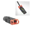 ACT C13 IEC Lock+ do samodzielnego montażu czarny, PA130100BK, C13, Czarny, Czerwony, Żeński, Prosty, Nylon, 1.5 mm²