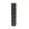 ACT C13 IEC Lock Net Entree (6x gniazdo) - czarny, PA135015BK6