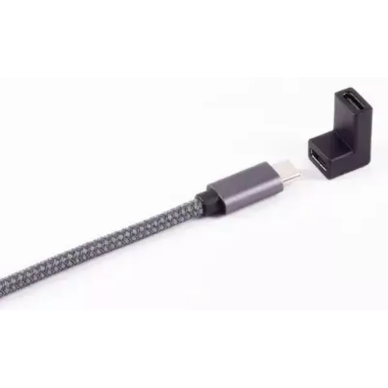 Adapter kablowy ShiverPeaks BS13-40004 USB-C na USB-C szary
