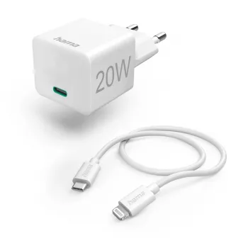 Hama 00125124 ładowarka do urządzeń mobilnych Smartfon, Tablet Biały AC Szybkie ładowanie Wewnętrzna