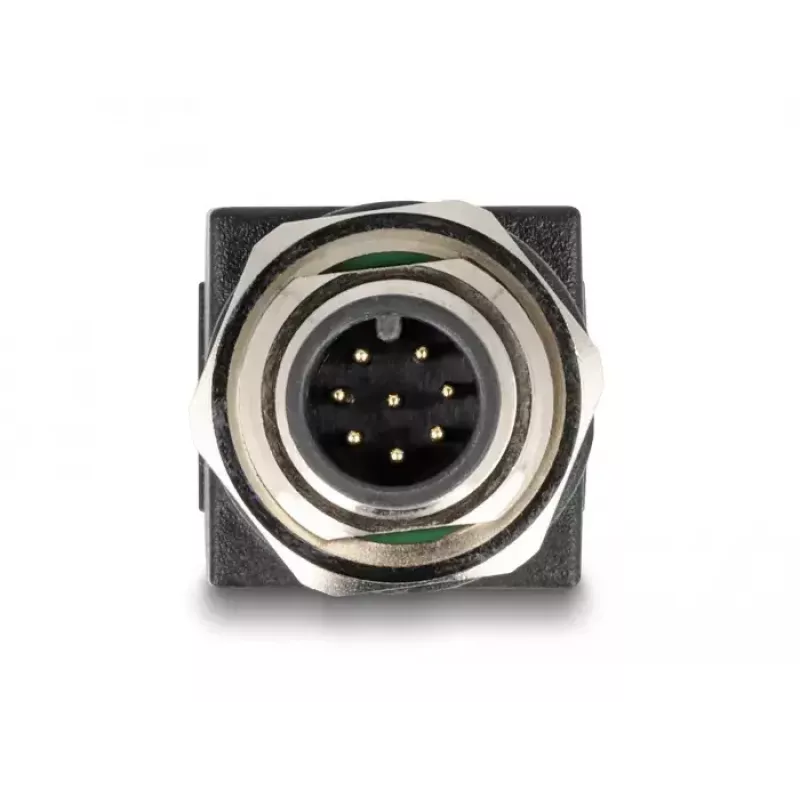 DeLOCK Adapter M12, kodowany A, 8-pinowy wtyk męski na proste gniazdo RJ45