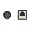 adapter kablowyowy DeLOCK M12 A kodowane 8-pinowe gniazdo żeńskie na RJ45 gniazdo żeńskie 50 cm