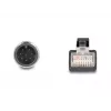 Kabel sieciowy DeLOCK M12 adapter kablowya A-coded 8-pinowy męski na RJ45 męski 50 cm