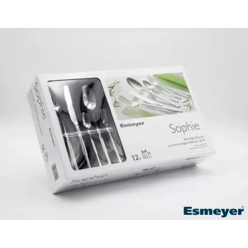 Komplet noży/sztućców w etui Esmeyer SOPHIE 60 szt. Stal nierdzewna