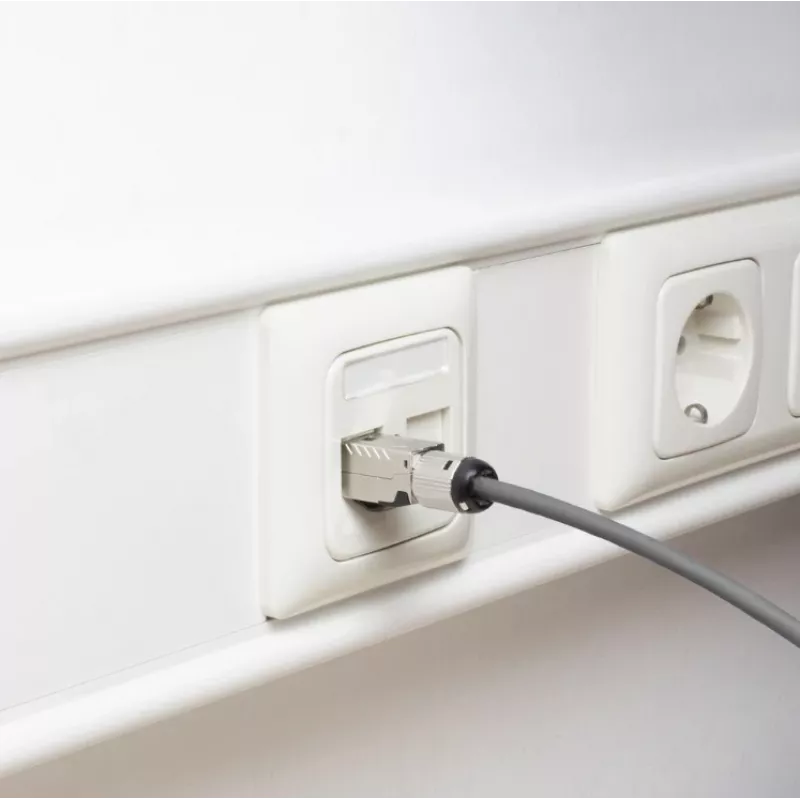 ACT Wtyk do zakończenia w terenie RJ45 CAT6A ekranowany, beznarzędziowy, 4PPoE 100W