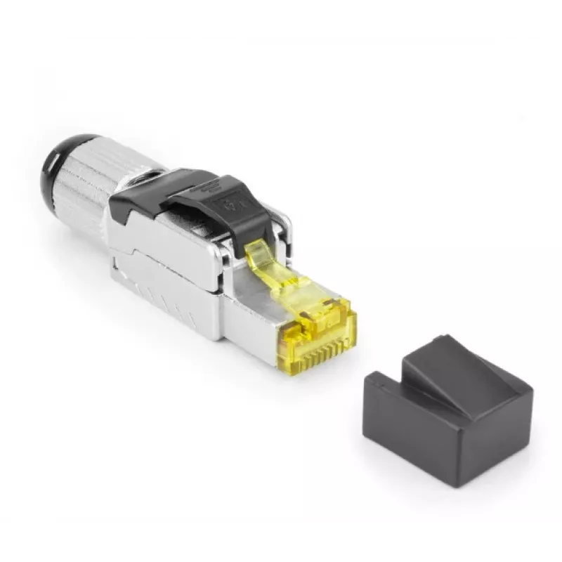 ACT Wtyk do zakończenia w terenie RJ45 CAT6A ekranowany, beznarzędziowy, 4PPoE 100W