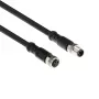 ACT Industrial 3,00 metrowy kabel czujnika M8A 3-pin męski do M8A 3-pin żeński, kabel Ultraflex Xtreme TPE, ekranowany