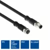 ACT Industrial 3,00 metrowy kabel czujnika M8A 3-pin męski do M8A 3-pin żeński, kabel Ultraflex Xtreme TPE, ekranowany