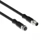 ACT Industrial kabel czujnika 1,50 m M8A 4-pin męski na M8A 4-pin żeński, kabel Ultraflex Xtreme TPE, ekranowany